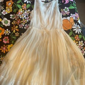 Emily and Fin White Abigail sample dress, UK 10/small